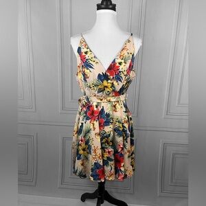 Hawaiian print dress